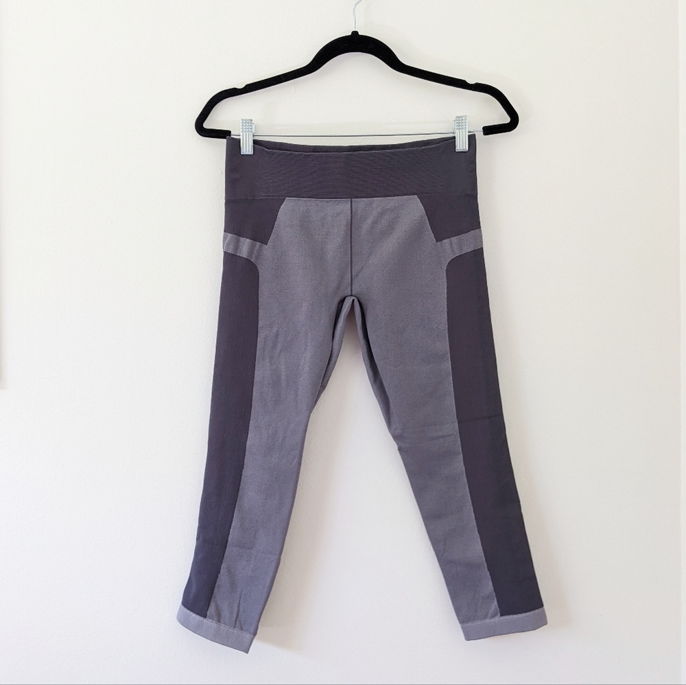 Under Armour Purple Vanish Seamless Crop Compression Leggings Womens Medium